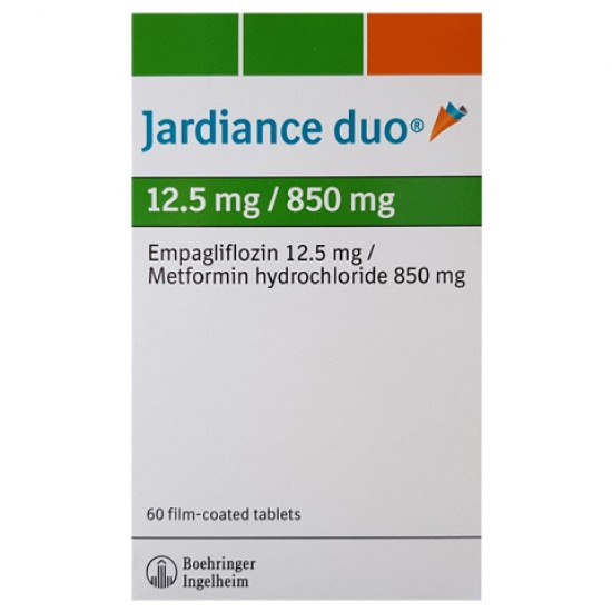 Jardiance Duo 12.5/850 mg Jardiance Duo 12.5/850 mg