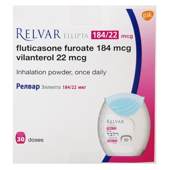 Relvar Ellipta 184/22 Relvar Ellipta 184/22